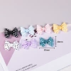 New resin accessory polka dot bow tie diy cream glue phone case patch bow tie hairpin accessory material details Picture